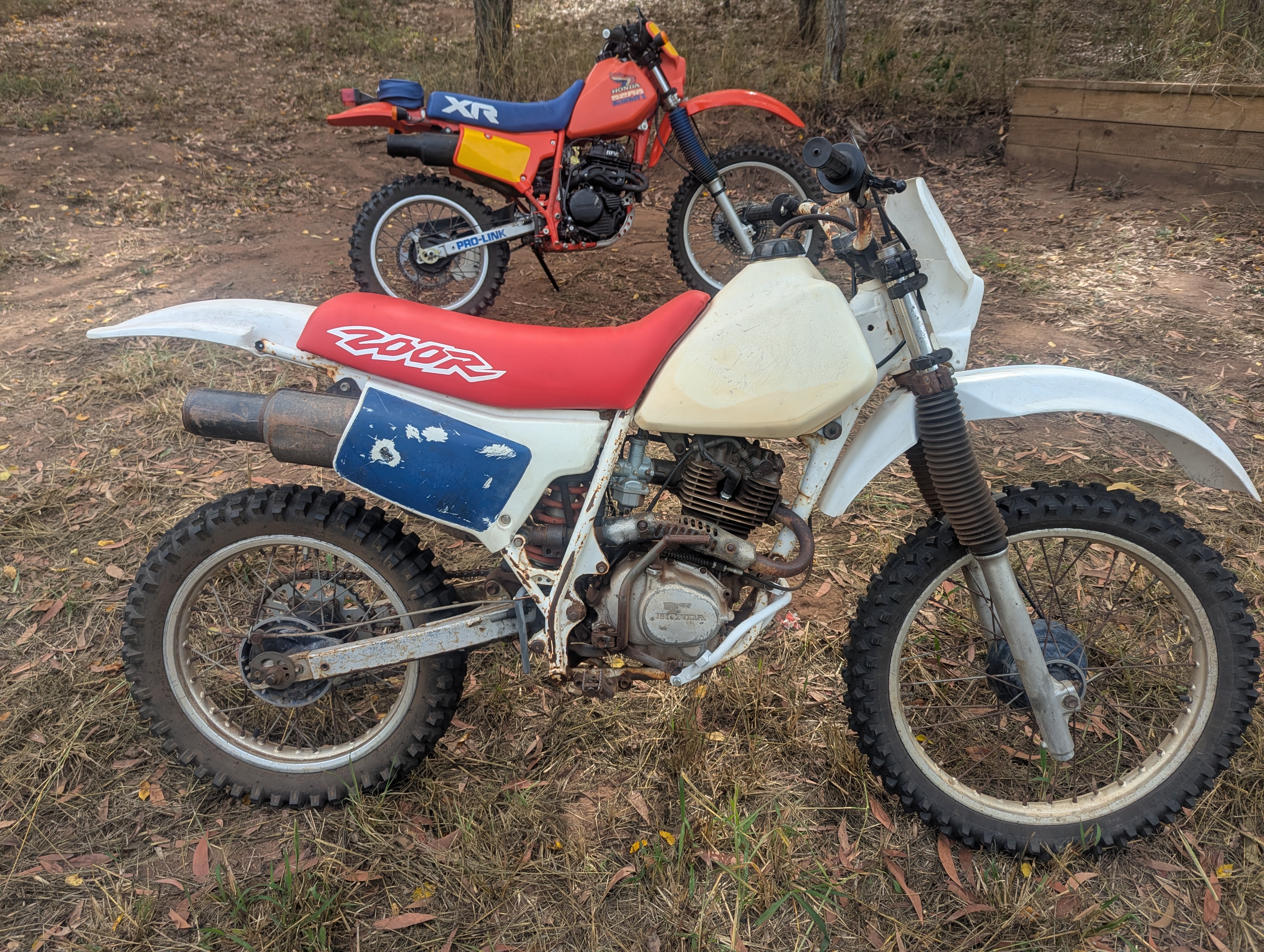 Vintage motorcycle marketplace listing
